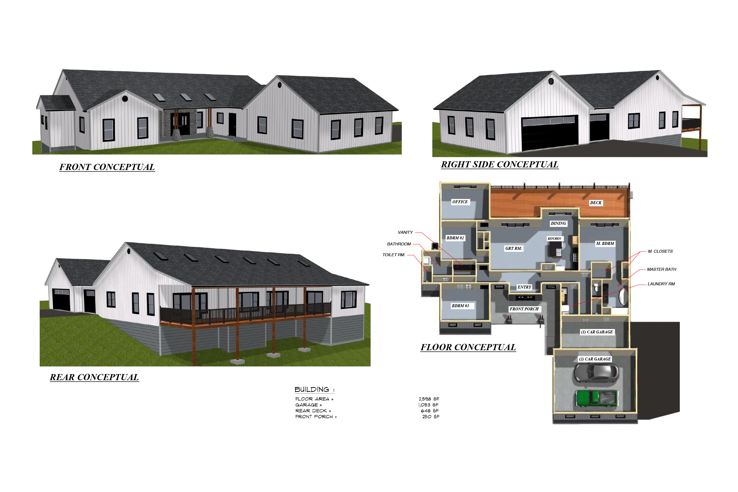 lot 7 Harmony Ridge renderings