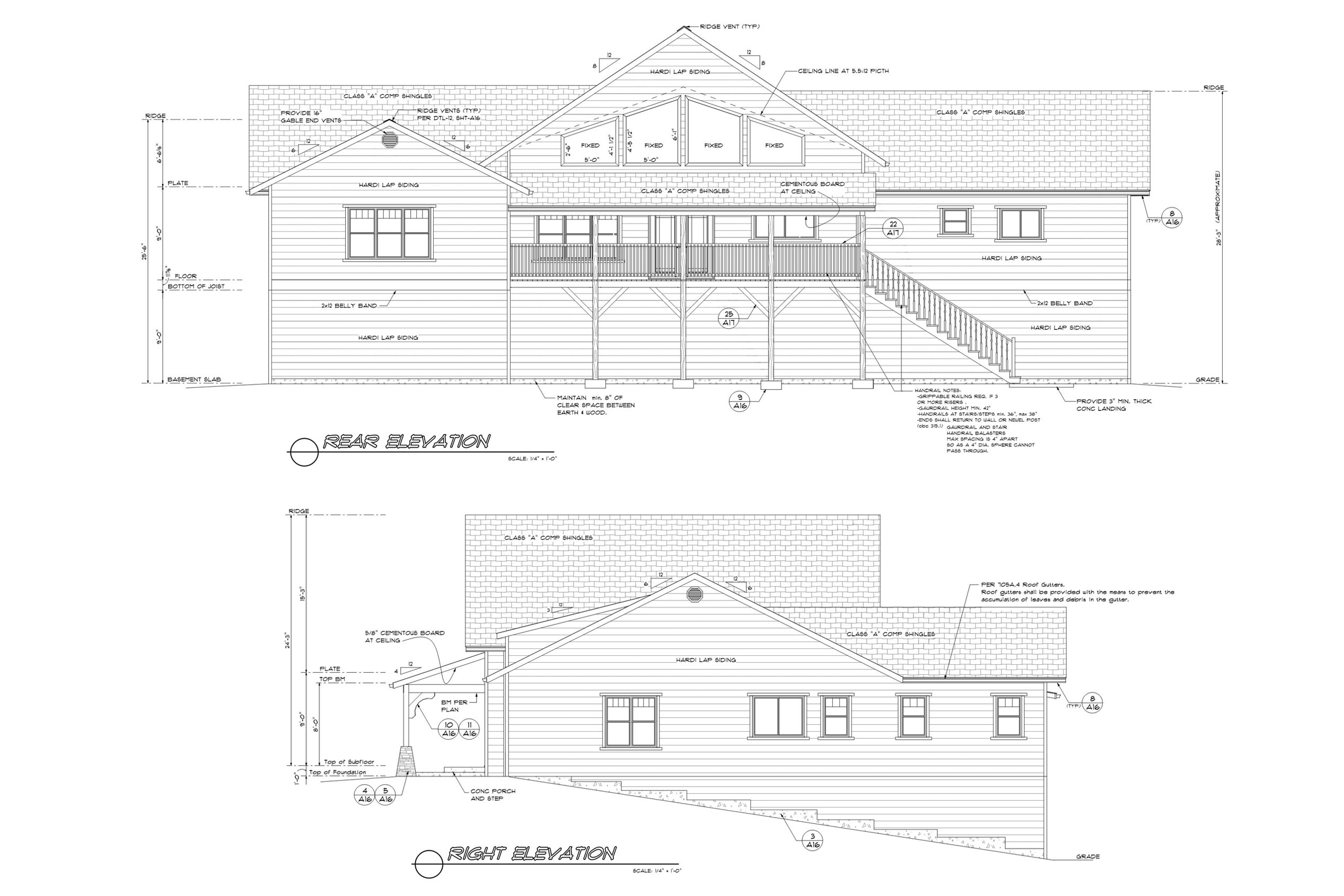 lot 8 Harmony Ridge elevations 2